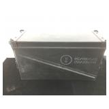 Large metal military ammo can