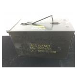 Medium metal military ammo can