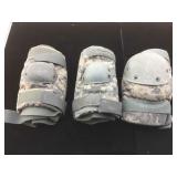 3 sets of military elbow and knee pads