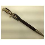 Nazi police Bayonet stag handle matching serial #