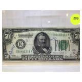1928 $50 Gold Note