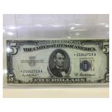 1953-A $5 Star Note Silver Certificate - no