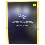 The Official Philatelic Document Issued By The