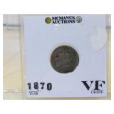 Signature Series 1870 Nickel 3-Cent Piece