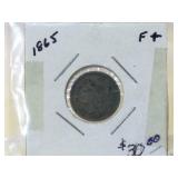 1865 Nickel 3-Cent Piece