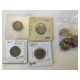 Lot of Nickels - 1868 Shield Nickel, 1911 and