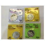 Lot of Silver State Quarters in holders - 2001,