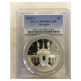 PCGS PR-69 DCAM 1984-S Olympic Silver Dollar