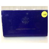 1986 Liberty Silver Proof Dollar and Clad half