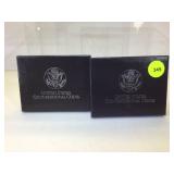 Pair of 1989 US Congressional Proof Half Dollars