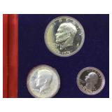US Bicentennial Silver Proof Set in box - half