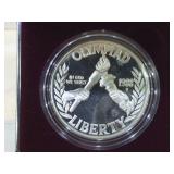 1988 Olympic Silver Dollar in box