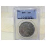 PCGS MS-62 1922 Peace Silver Dollar