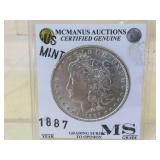 Signature Series 1887 Morgan Silver Dollar
