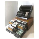 Pair of cassette tapes organizer for 42 and 36