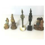 3 Tom Clark Gnomes figurines and reproduction of