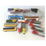 Large lot of HO model trains and more