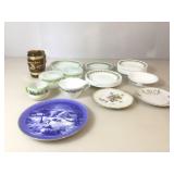 Lot of Termo Rey milk glass plates and more