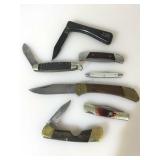 Lot of assorted pocket knives incl. 2 Buck Knives