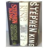 3 1st edition Stephen King Books incl. Nightmares
