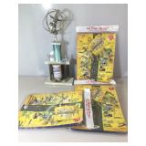 3 NIB Las  Vegas flip flops walk on map and