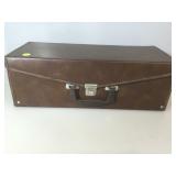 Brown Storage case for 8 track tapes with