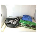 Camping Lot. Family dome tent, Tarp, poles,