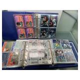 3 mini sports card albums of football