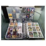 3 albums of sports cards