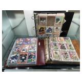 3 albums of sports cards