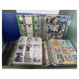 3 albums of sports cards