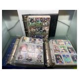 3 albums of sports cards
