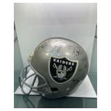 Oakland raiders display helmet with autos no coa