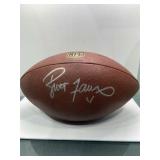 Brett Favre autographed football no coa
