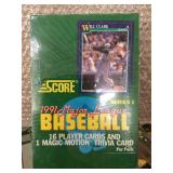1991 score baseball sealed box