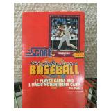1988 score baseball sealed box