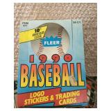 1990 fleer baseball sealed box