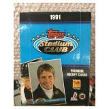 1991 stadium club hockey sealed box