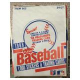 1988 fleer baseball sealed rack pack box