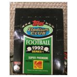 1992 topps stadium club football sealed box