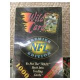 1991 nfl edition wild card sealed box