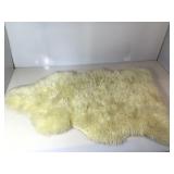 Lambskin rug Approx 24" by 41"