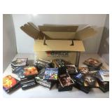 Box of DVDs.