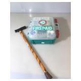 Fully stocked OSHA approved First Aid Kit and