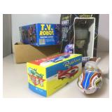 Battery Operated Robot in original box, friction