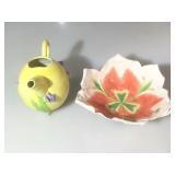 Two pieces of Mustardseed & Moonshine pottery.