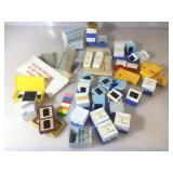 Box of slides and negatives. Many dated from