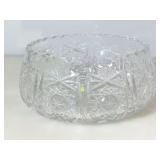 Cut Crystal candy dish, approx 8x4 inches