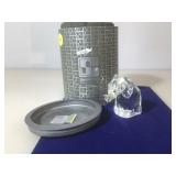 Swarovski Silver Crystal Elephant w/original box,