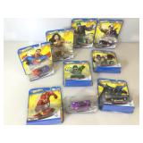 Set of 9 DC Hot wheel cars, 8 are NIB